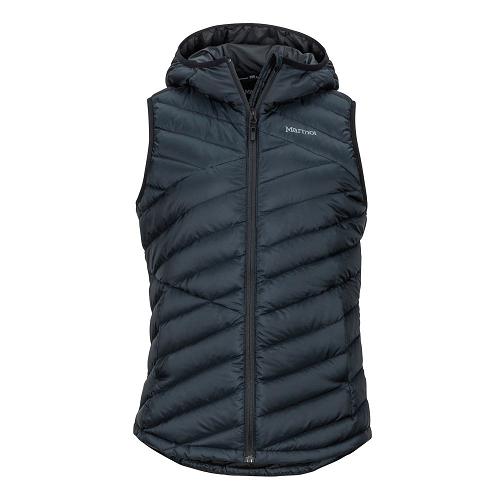 Marmot Highlander Jackets - Womens Vest Black CA4683170 Canada